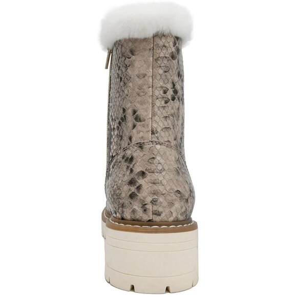 Sugar Womens Leather Ankle Winter & Snow Boots - Picture 3 of 3